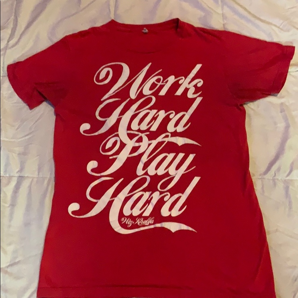 Wiz khalifa work hard play hard size medium